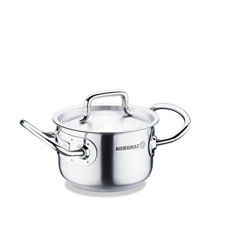 Korkmaz Proline Gastro Satin Tencere 12x8 cm