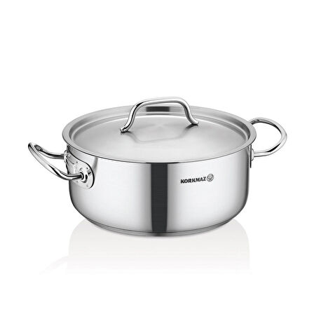 Korkmaz Proline Gastro 28x12 cm Kısa Tencere