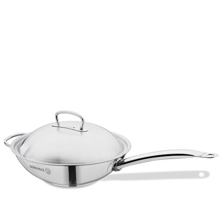 Korkmaz Proline Yardımcı Saplı 32x9 cm Wok