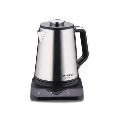 KORKMAZ A852-01 PROSENSE ELEKTRİKLİ ÇAYDANLIK INOX CAM DEMLİK 