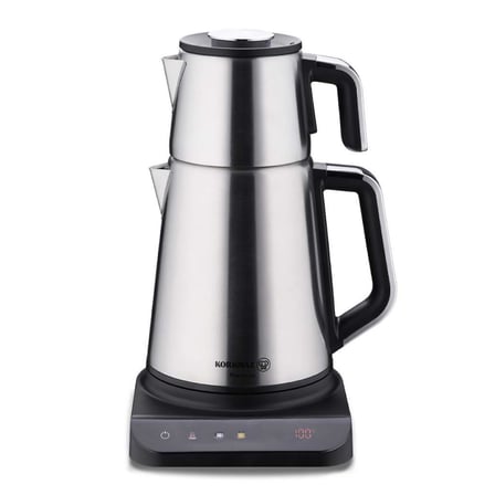 KORKMAZ A852-02 PROSENSE ELEKTRİKLİ ÇAYDANLIK INOX 