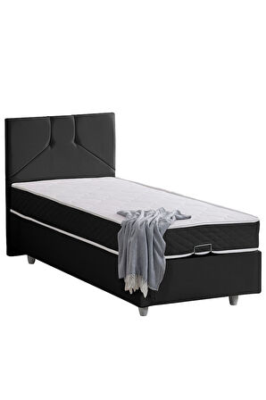 Wick Tek Kişilik Baza Başlık Letto Yatak Seti
