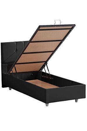 Wick Tek Kişilik Baza Başlık Letto Yatak Seti