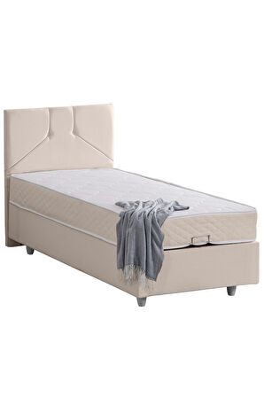 Wick Tek Kişilik Baza Başlık Letto Yatak Seti