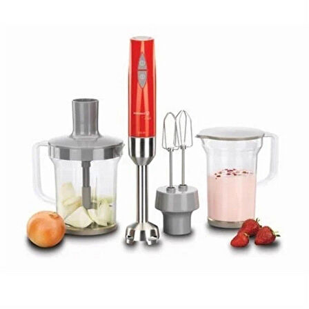 Korkmaz A445-01 Vertex Mega Blender Set Kırmızı