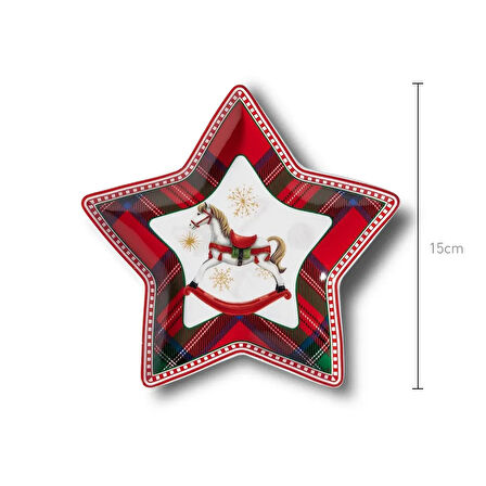 Korkmaz Jolly Collection 4lü Yıldız Çerezlik A640-06
