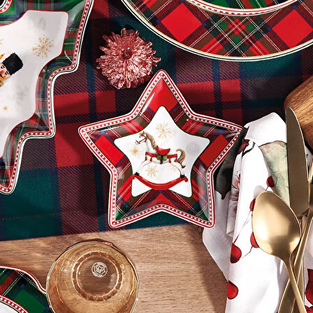 Korkmaz Jolly Collection 4lü Yıldız Çerezlik A640-06