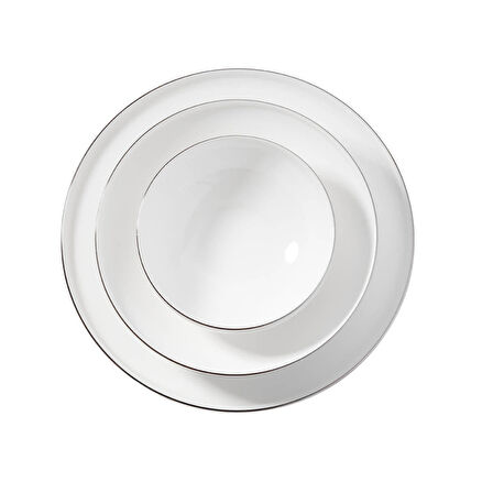 Korkmaz Diana Collection 60 Parça Platin Yemek Takımı