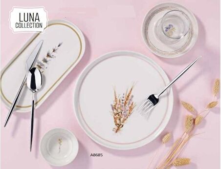 Korkmaz Luna Collection A8685 26 Parça 6 Kişilik Kahvaltı Takımı 