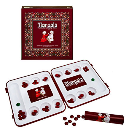 Curious & Genius Abs Mangala Türk Zeka Ve Strateji Oyunu Kırmızı Orijinal