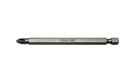  TOMAX PH2 X 100 MM 2 ADET YILDIZ BİTS MATKAP UCU