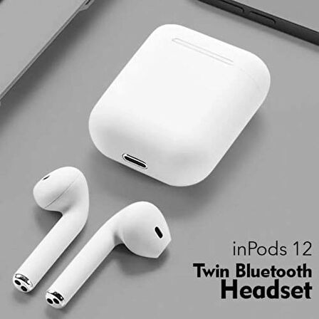 İnpods 12 Bluetooth 5.0 Stereo Kulak İçi - Şarj Üniteli Kulaklık