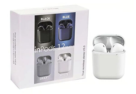 İnpods 12 Bluetooth 5.0 Stereo Kulak İçi - Şarj Üniteli Kulaklık