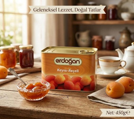 Erdoğan Teneke Kayısı Reçeli 1 kg