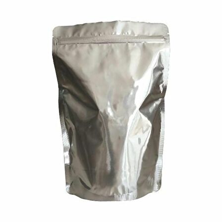 Gümüş Alümi̇nyum Ki̇li̇tli̇ Doypack 13x22+4 Cm 250 Gr 1000 Adet