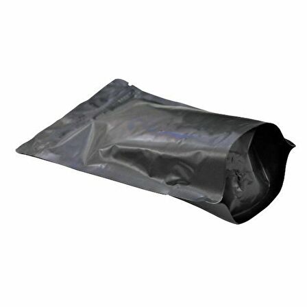 Mat Si̇yah Alümi̇nyum Ki̇li̇tli̇ Doypack 13x22+4 Cm 250 Gr 100 Adet