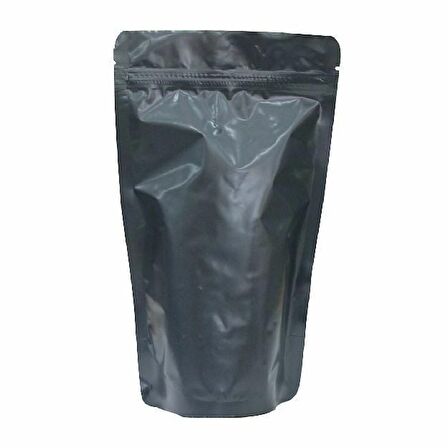 Mat Si̇yah Alümi̇nyum Ki̇li̇tli̇ Doypack 16x27+4,5 Cm 500 Gr 1000 Adet