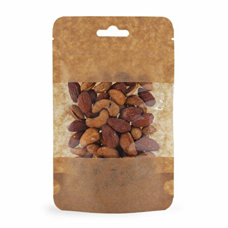 Kraft Geni̇ş Pencereli̇ Ki̇li̇tli̇ Doypack 11x18+3,5 Cm 100 Gr 1000 Adet