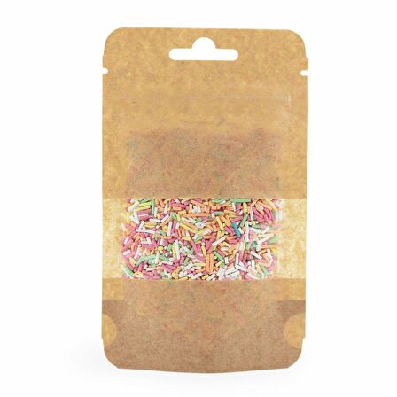 Kraft Dar Pencereli̇ Ki̇li̇tli̇ Doypack 9x15+3 Cm 50 Gr 100 Adet