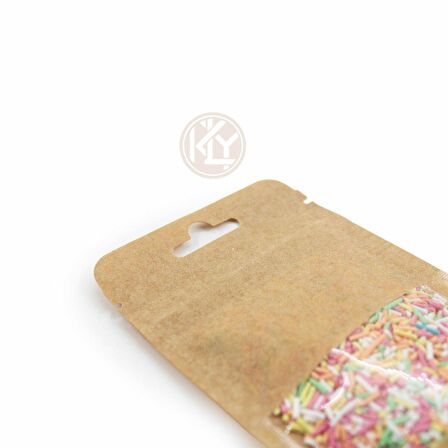Kraft Dar Pencereli̇ Ki̇li̇tli̇ Doypack 9x15+3 Cm 50 Gr 100 Adet