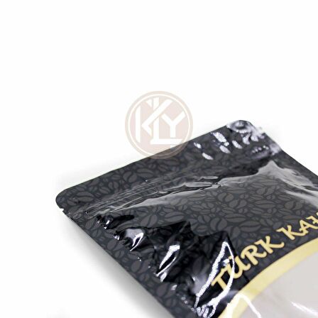 Kahve Desenli̇ Ki̇li̇tli̇ Si̇yah Doypack 13x22+4 Cm 250 Gr 1000 Adet