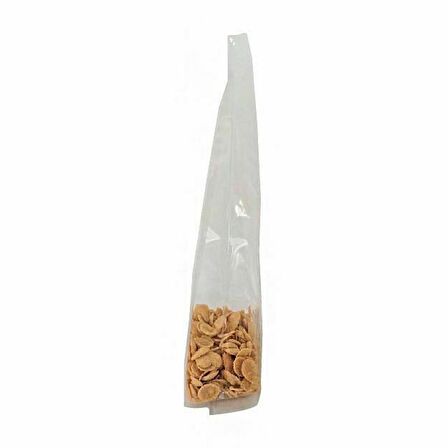 Şeffaf Yan Körüklü Torba 6x18+2 Cm 100 Gr (5 Kg)