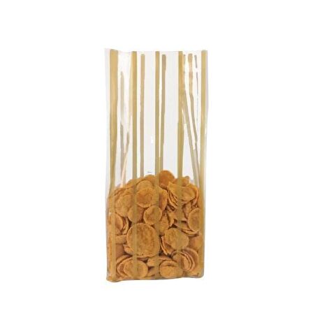 Altın Yaldız Çizgili Yan Körüklü Torba 8x32+2,5 Cm 500 Gr (5 Kg)