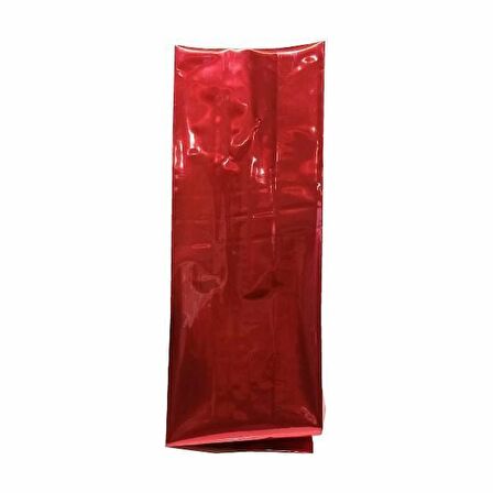 Kırmızı Alüminyum Yan Körüklü Torba 13x40+4 Cm 1000 Gr 100 Adet