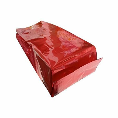 Kırmızı Alüminyum Yan Körüklü Torba 13x40+4 Cm 1000 Gr 100 Adet