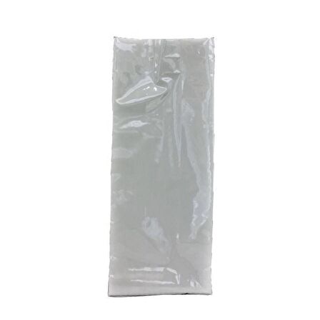 Beyaz Parlak Alümi̇nyum Yan Körüklü Torba 7,5x20+2 Cm 100 Gr 100 Adet
