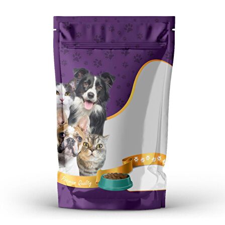 Petshop Baskılı Pencereli Doypack 22x33+6 Cm 1000 Gr 1000 Adet