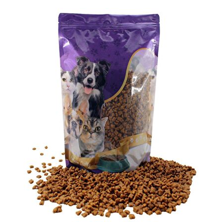 Petshop Baskılı Pencereli Doypack 22x33+6 Cm 1000 Gr 100 Adet