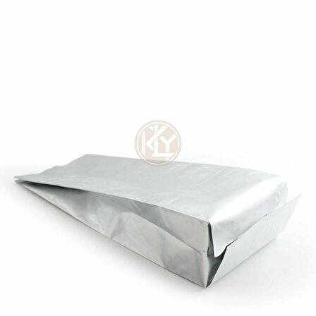 Gümüş Alümi̇nyum Yan Körüklü Torba 7,5x20+3 Cm 100 Gr 1000 Adet