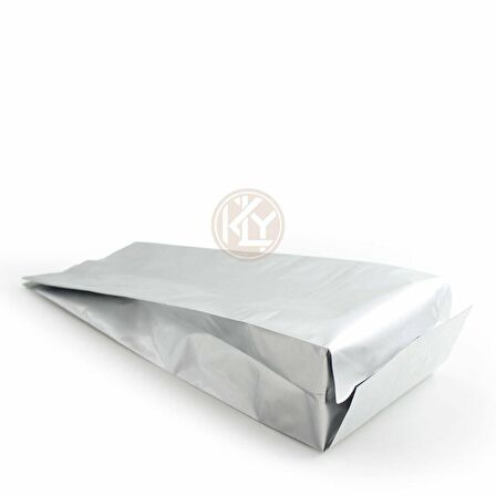 Gümüş Alümi̇nyum Yan Körüklü Torba 7,5x20+3 Cm 100 Gr 100 Adet