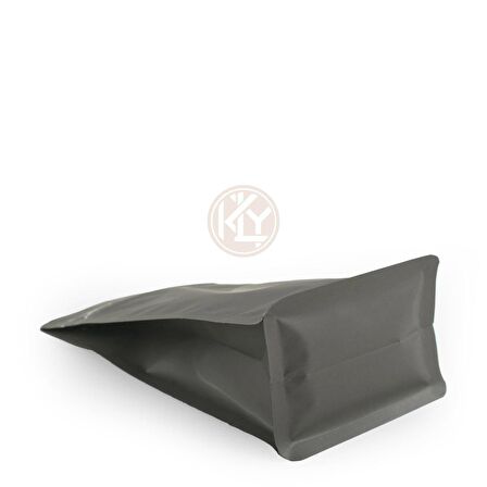 Gri Flat Bottom Kilitli Buradan Açınız Torba 11x21+4 Cm 250 Gr 1000 Adet
