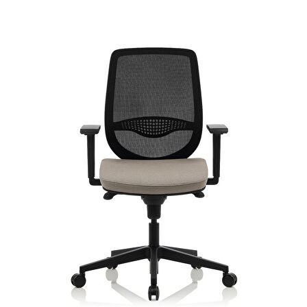 Bürosit Rhyme Plastik Ayarlı Kolçaklı Çalışma Koltuğu (Kumaş)