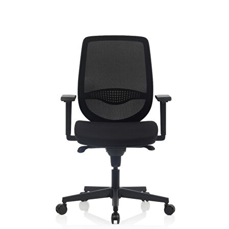 Bürosit Rhyme Plastik Ayarlı Kolçaklı Çalışma Koltuğu (Kumaş)