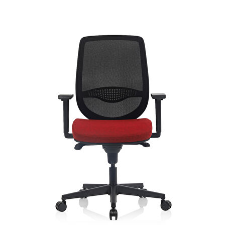 Bürosit Rhyme Plastik Ayarlı Kolçaklı Çalışma Koltuğu (Kumaş)
