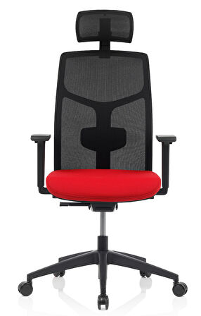 Bürosit M40 Başlıklı Siyah Gövde Çalışma Koltuğu (Kumaş)