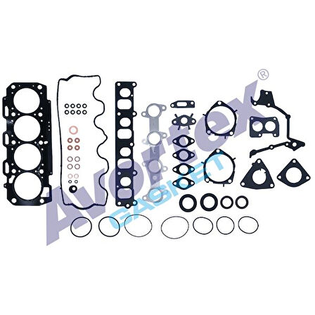 Fiat Motor Full Takım Conta Skc Dahıl (1,02mm) Viton Keceli Subap Lastıklı Doblo Punto Strada 1,9jtd - Avortex 220