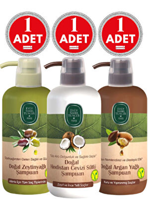 Eyüp Sabri Tuncer Doğal Hindistan Cevizi, Argan ve Zeytinyağlı Şampuan