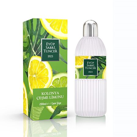 Çeşme Limonu 68 Derece Cam Şişe 200 ml Kolonya