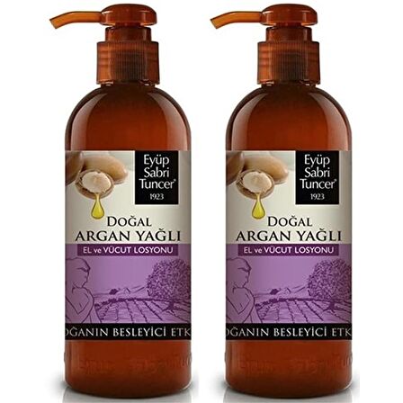 Doğal Argan Yağlı El Ve Vücut Losyonu 250 ml 2 ADET