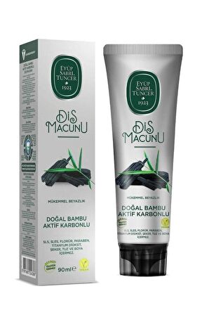 Doğal Bambu Karbonlu Diş Macunu 90 ml x 3 Adet