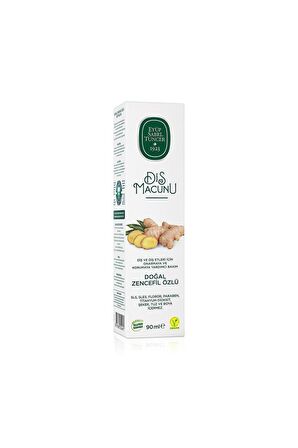 Doğal Zencefil Özlü Diş Macunu 90 ml 12 Adet