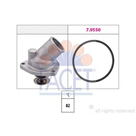 Opel Termostat Opel Vectra A - Astra F - Calıbra C20xe - Facet 7.8197