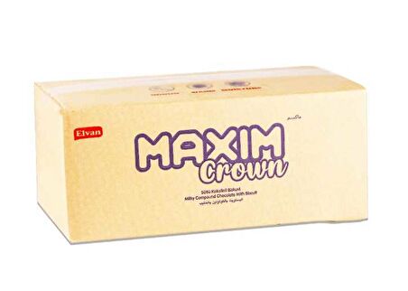 Maxım Crown Kakaolu Bisküvi 10 Gr. 24 lü 6 Paket (1 Koli)