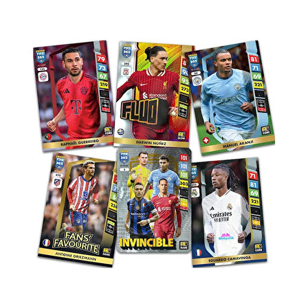 Fıfa 365 Adrenalyn XL 2025 Trading Card 1 Kutu (50 PAKET) Futbolcu Kartları