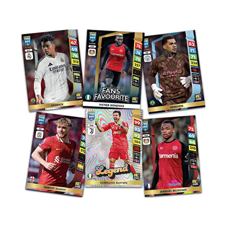 Fıfa 365 Adrenalyn XL 2025 Trading Card 1 Kutu (50 PAKET) Futbolcu Kartları