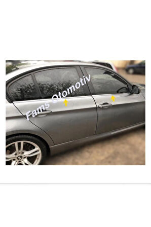 Bmw E-90 Krom Cam Çıtası 4 Prç. 2004-2012 P.çelik